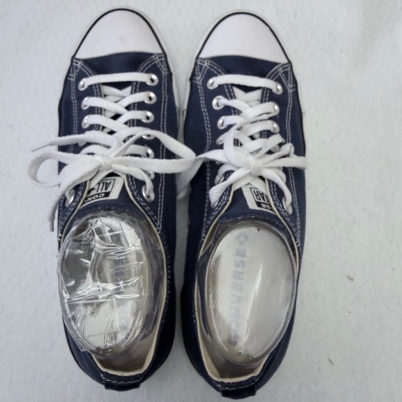 Converse Chuck Taylor All Star Low Navy Blue Sneakers M9697C Mens 10 Womens 12 - Picture 12 of 13